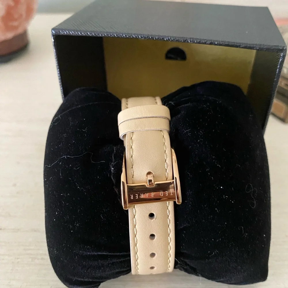 Brand new Ted Baker Rose Gold and Cream Timepiece - Picture 5 of 8